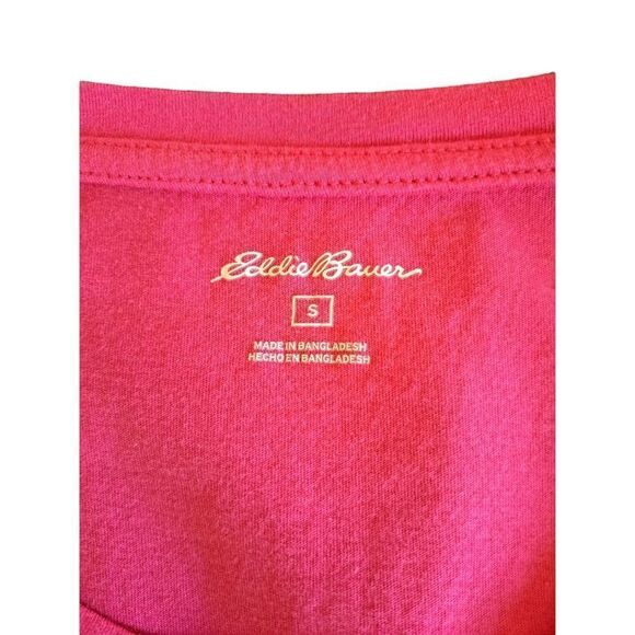 EDDIE BAUER Pink Tee Tshirt Size small - Picture 3 of 4